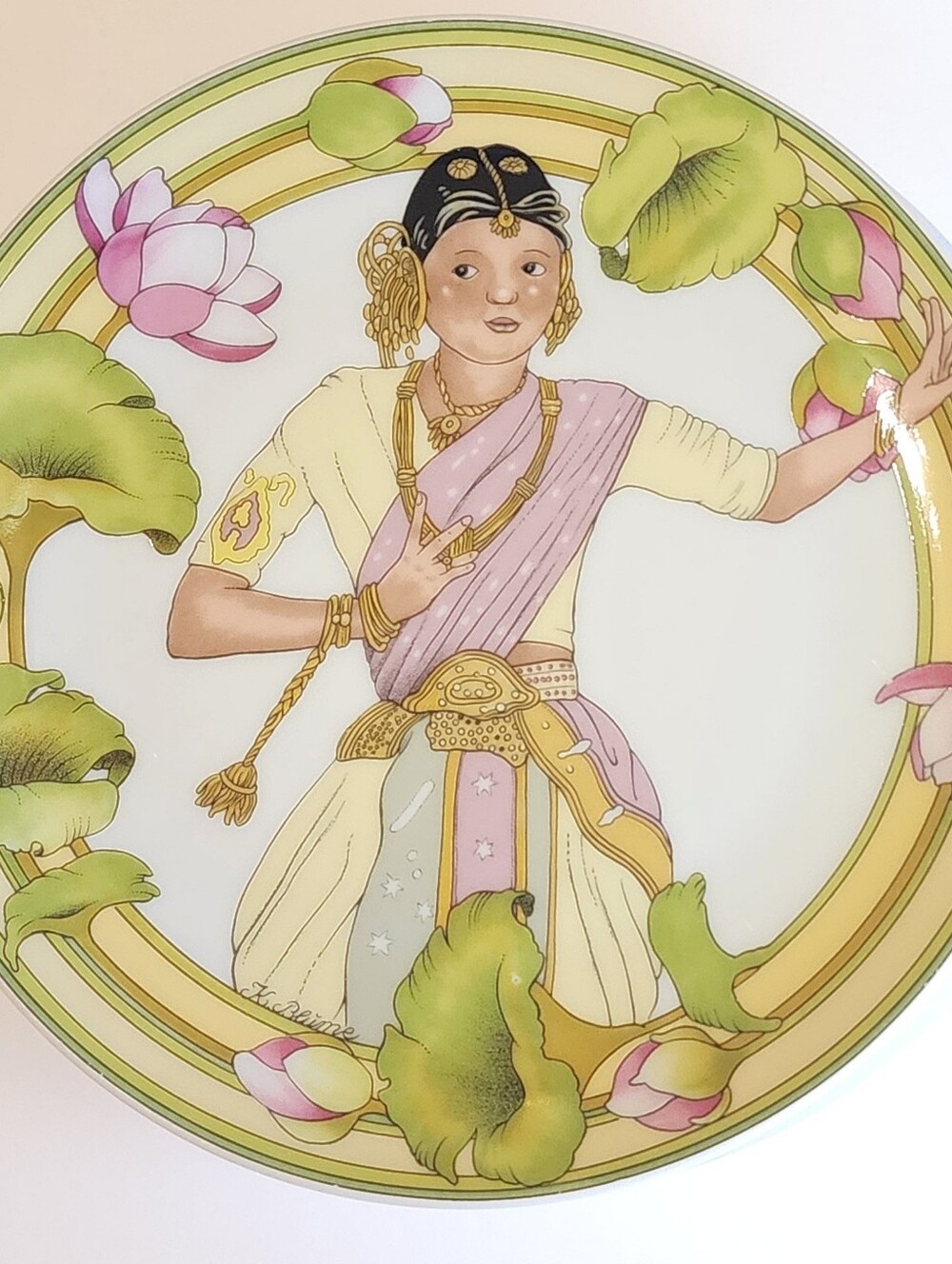 Vntg Villeroy Boch HEINRICH Unicef India Number 5